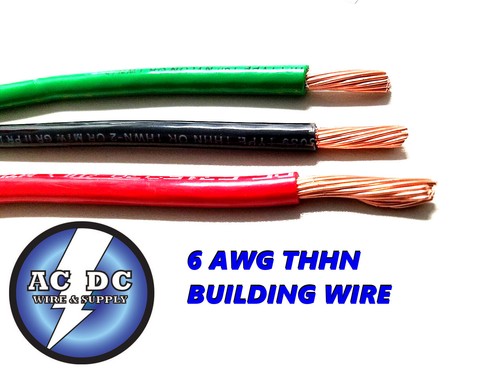 100 thhn thwn awg - ea, 6